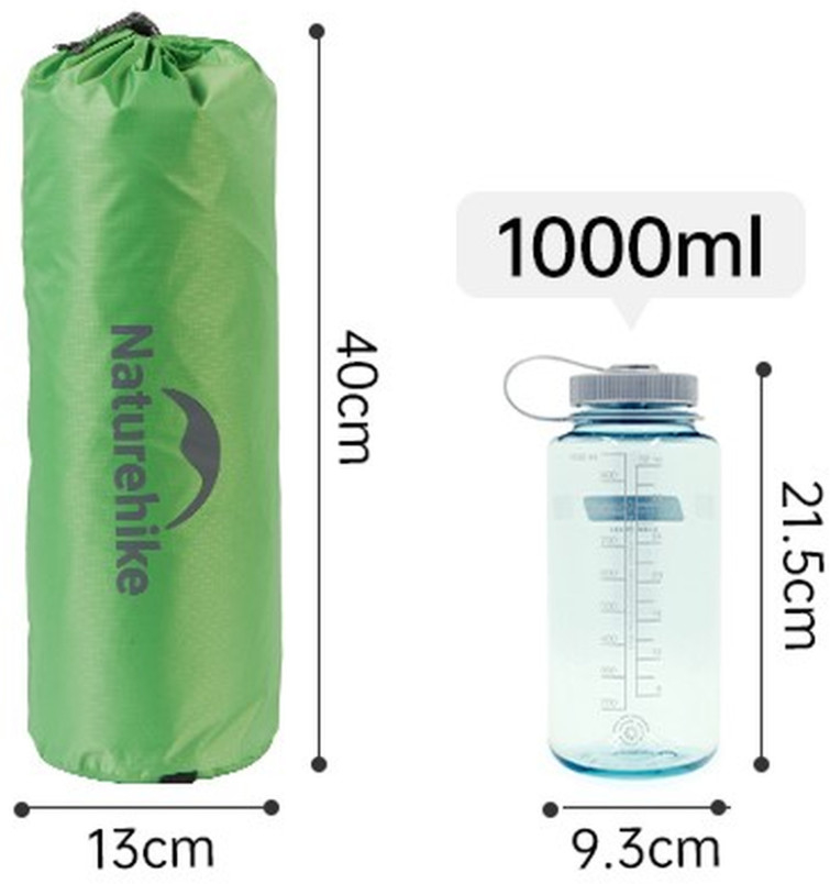 Палатка двухместная Naturehike Cloud Up Base 2 CNK2450WS032, зеленая фото 2
