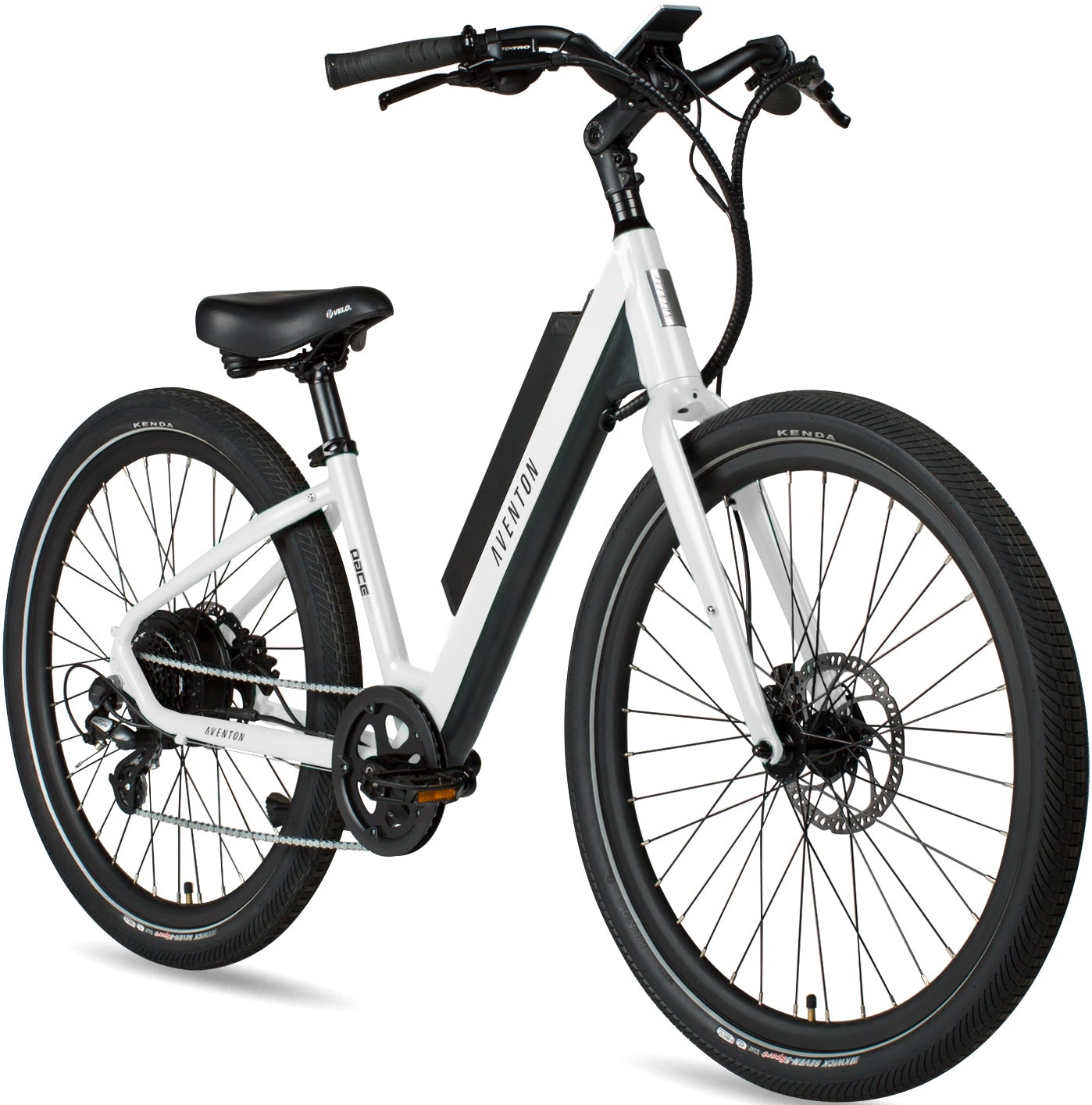 Электровелосипед 27,5" Aventon Pace 500 Step-Through рама - M White A2 фото 2
