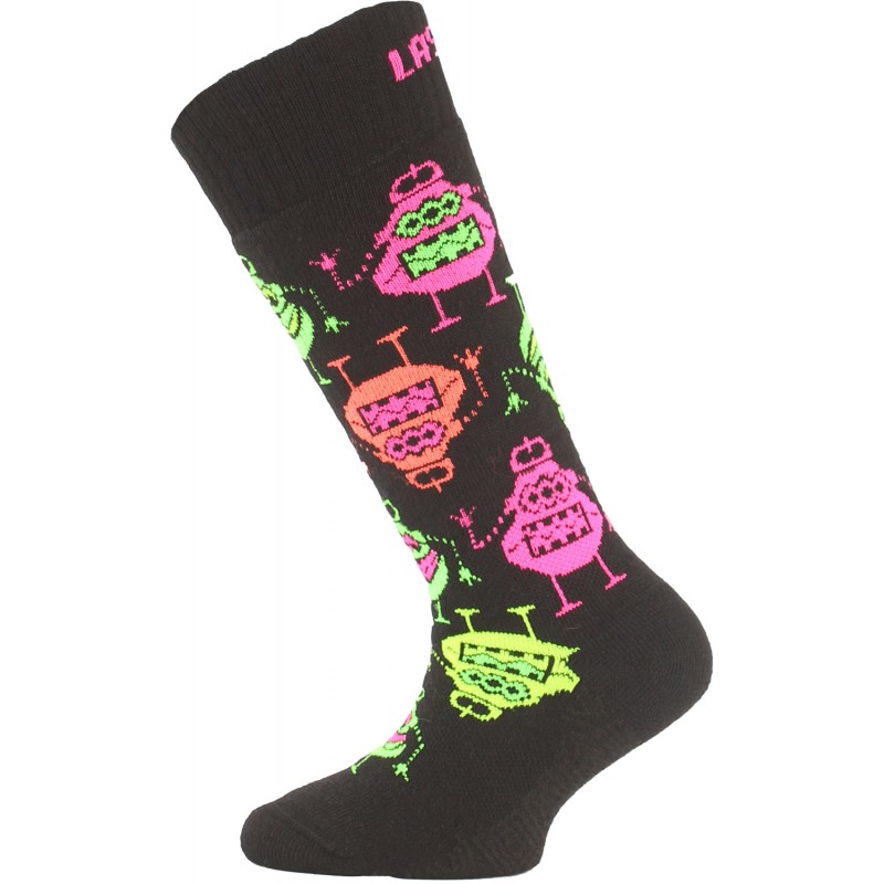 Термошкарпетки Lasting лижі SJE 946 дитячі, розмір XXS, чорні/рожеві фото 