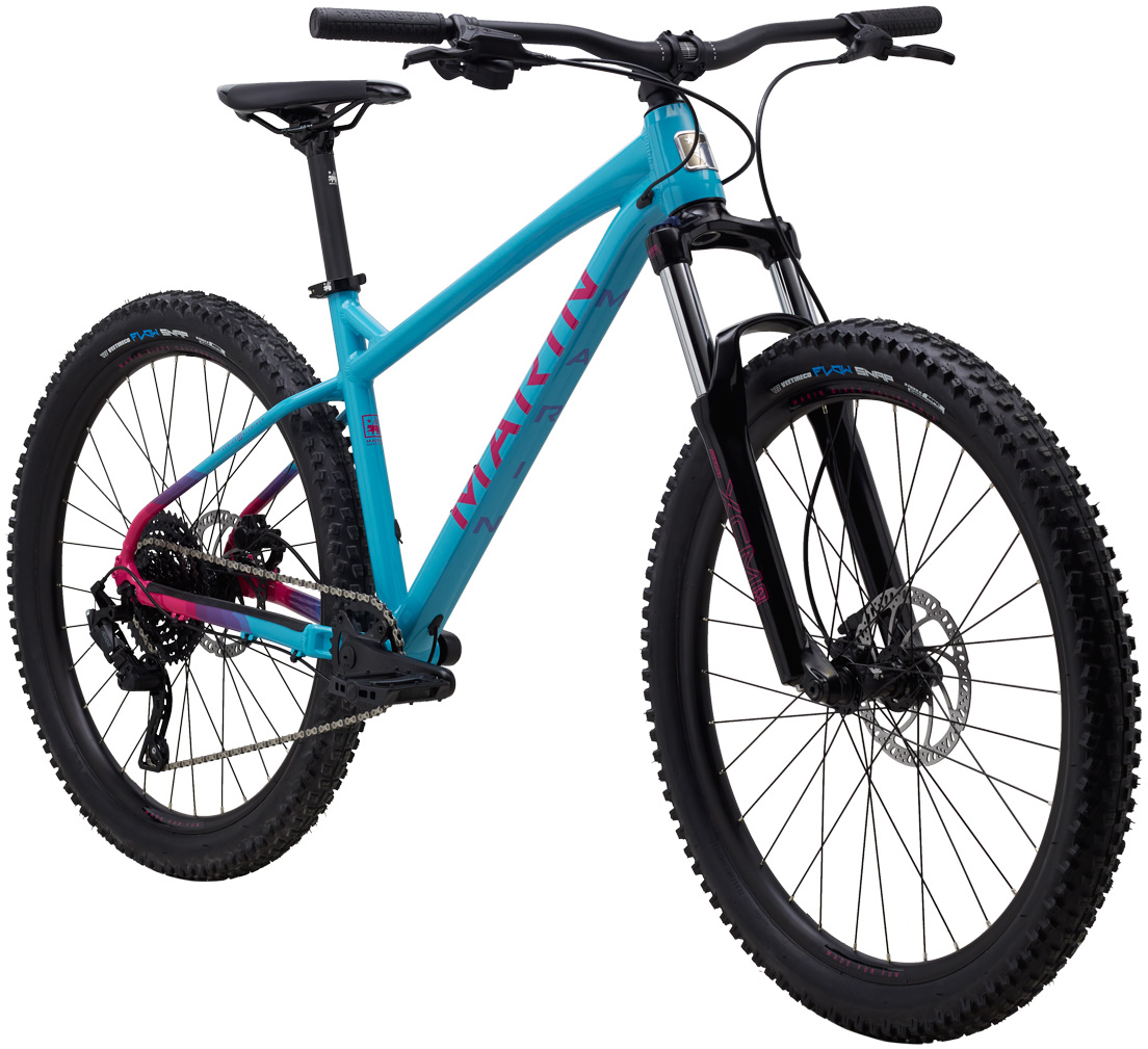 Велосипед 27,5" Marin SAN QUENTIN 1 рама - M Gloss Teal/Pink/Black A2 фото 2