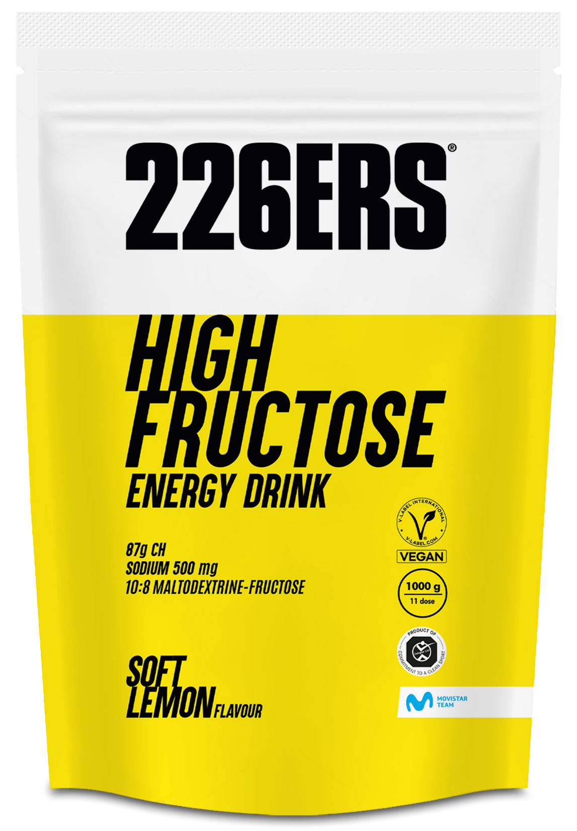 Напій 226ERS High Fructose Energy Drink м'який лимон 1кг фото 