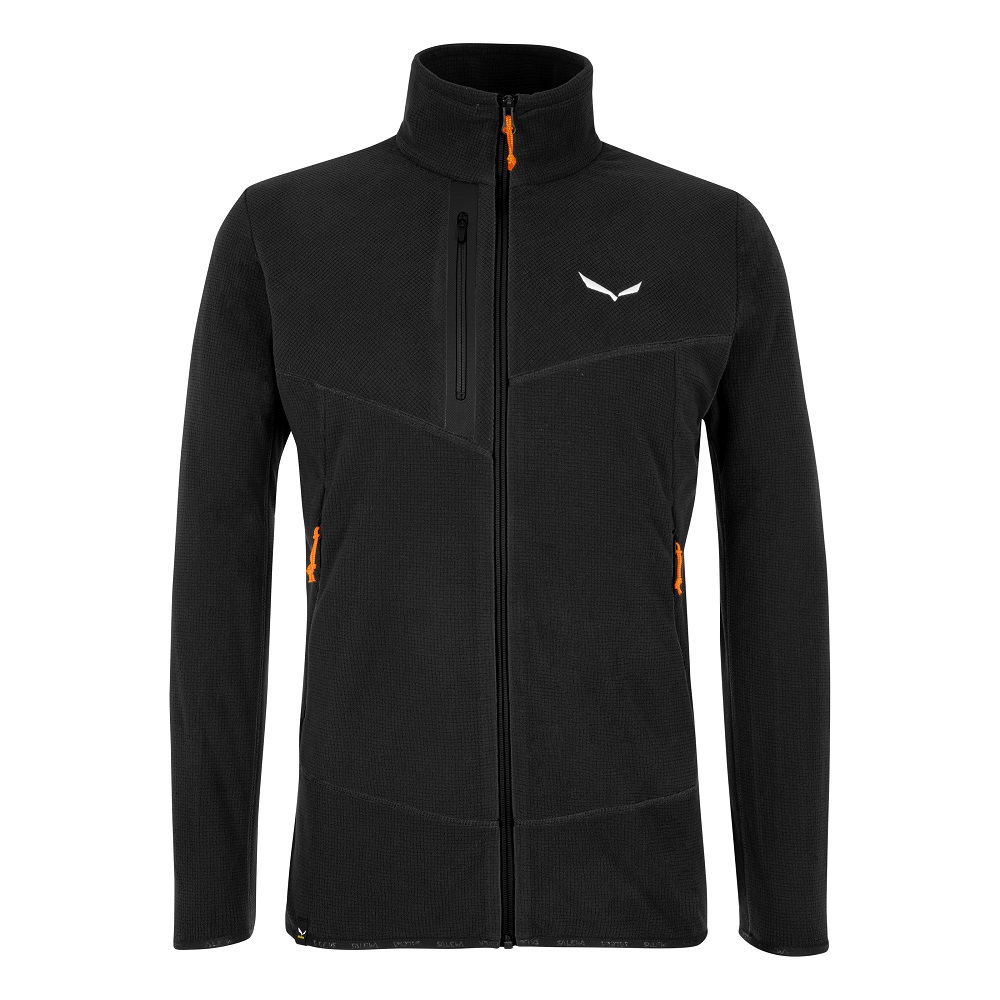 Флис Salewa M PAGANELLA JKT 27924 0910 мужской, размер 46/S, черный фото 
