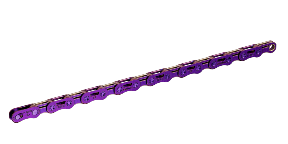 Ланцюг 114 л. Sram FORCE E1 Flattop, 12/13-шв., Purple фото 4