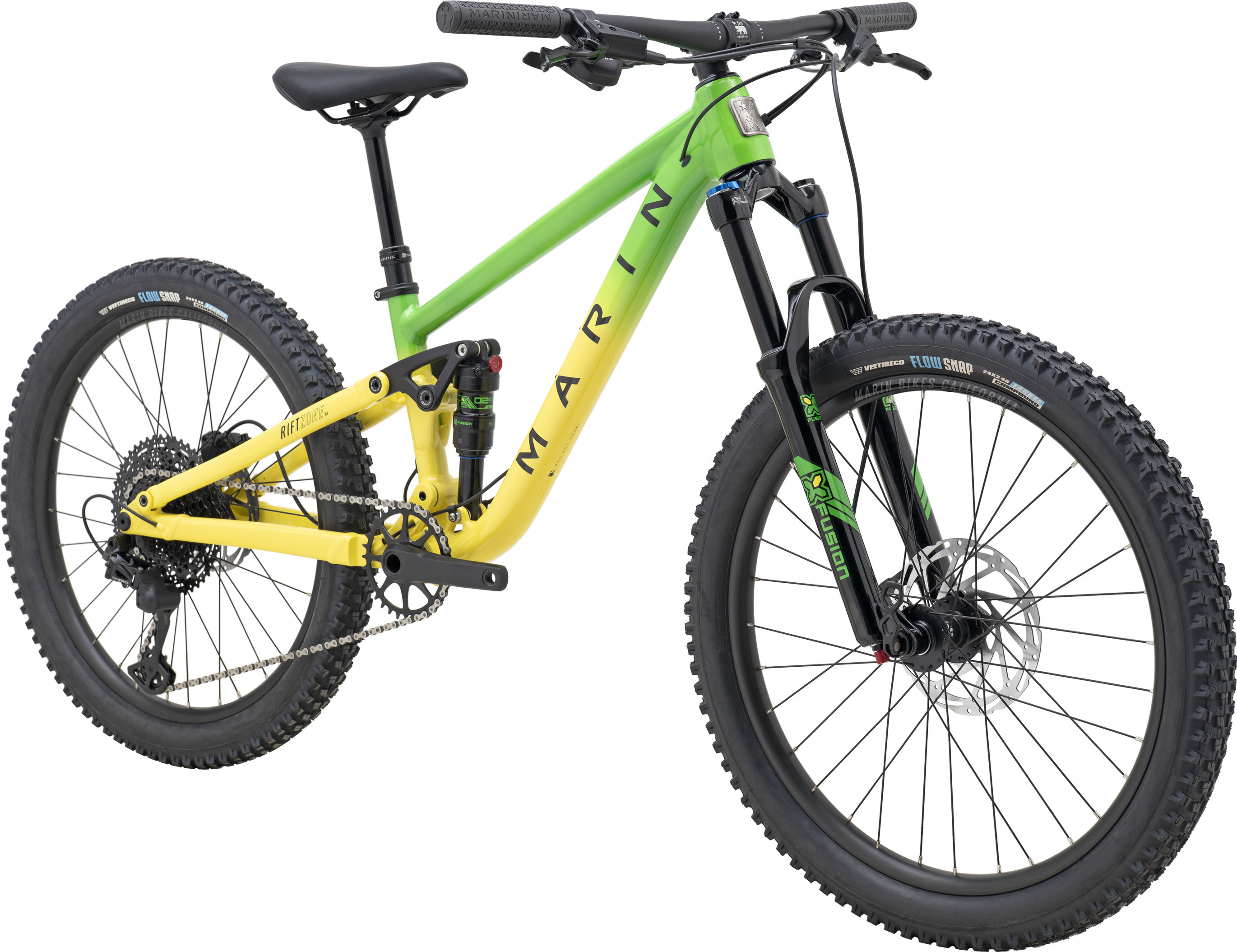 Велосипед 24" Marin RIFT ZONE JR Green Yellow Fade B6 фото 2
