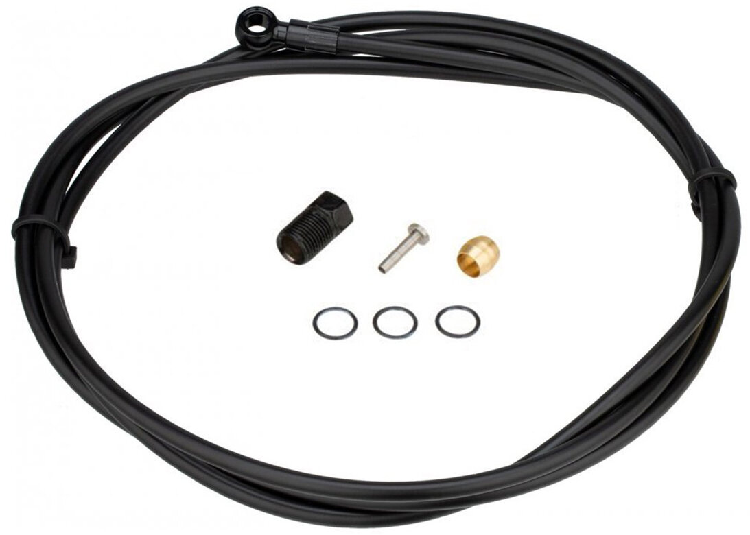 Гідролінія Shimano SM-BH90-SBM-LL DEORE XT, 1000 мм, з комплектом з'єднання, чорна фото 2