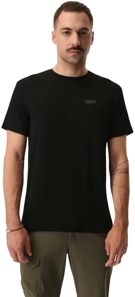 Футболка Turbat LOGO Mns, мужская, Black, S фото 