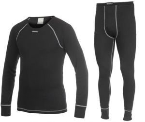 Комплект термобілизни CRAFT Warm Multi 2 pack, чоловік., Розмір S черн. фото 