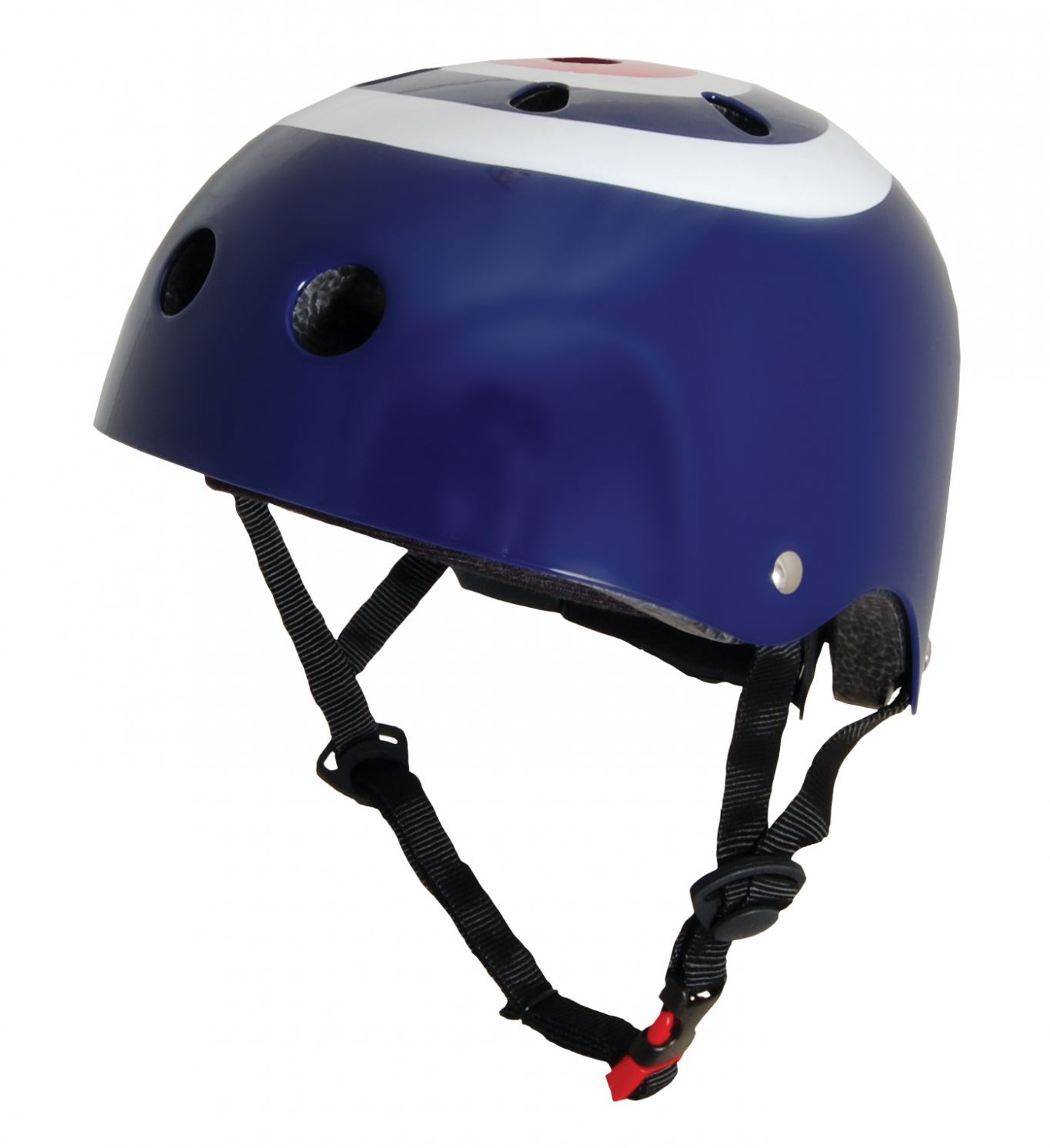 Шолом дитячий Kiddimoto синя мішень, розмір M 53-58см фото 