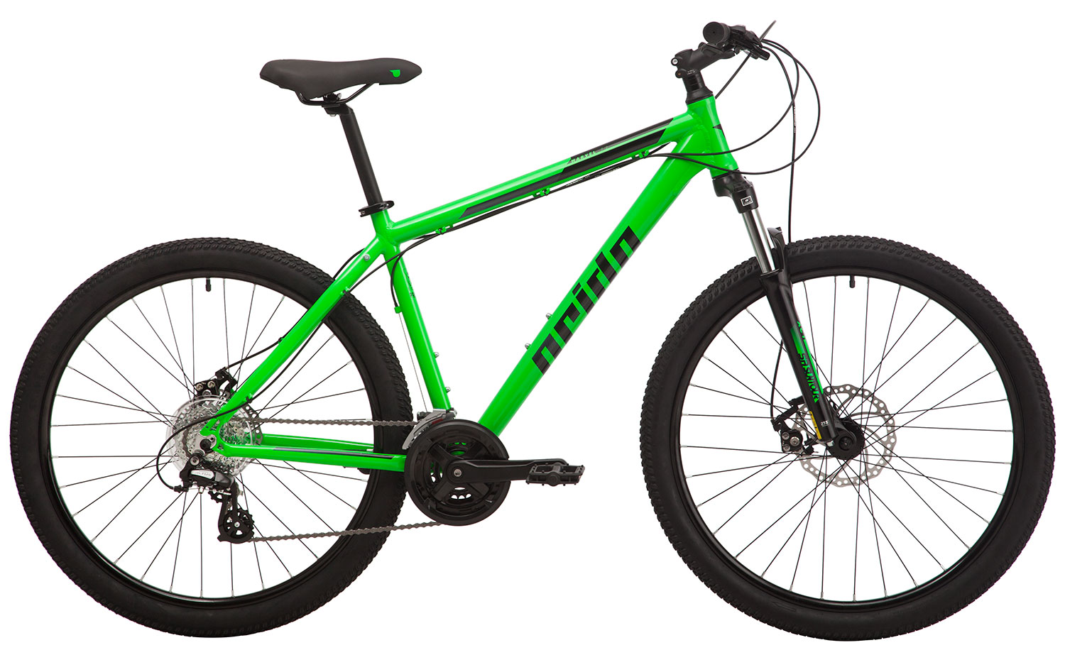 Велосипед 27,5" Pride MARVEL 7.2 рама - S зелёный 2019