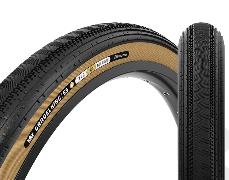 Покрышка 700x40C Panaracer GRAVELKING SS R GEN2, черная с бежевой боковиной фото 