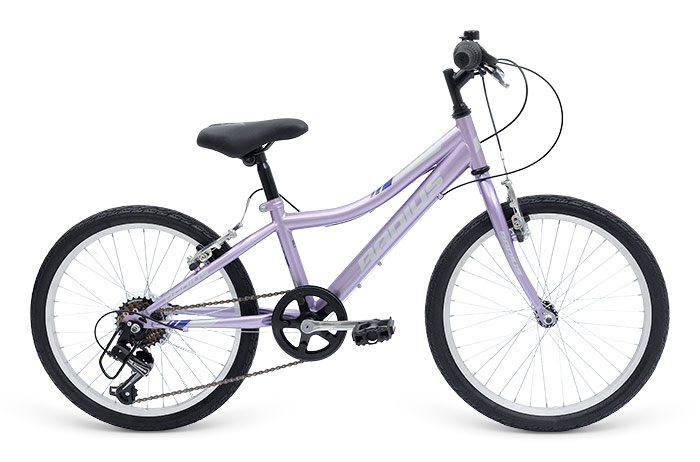 Велосипед 20 "Radius Nebula рама - 10.5" Gloss Lavender/Gloss Chrome/Gloss Purple