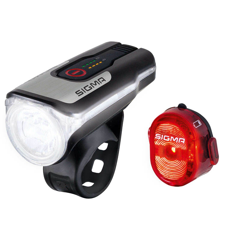 Комплект фара+мигалка Sigma Sport AURA 80/NUGGET II K-SET фото 