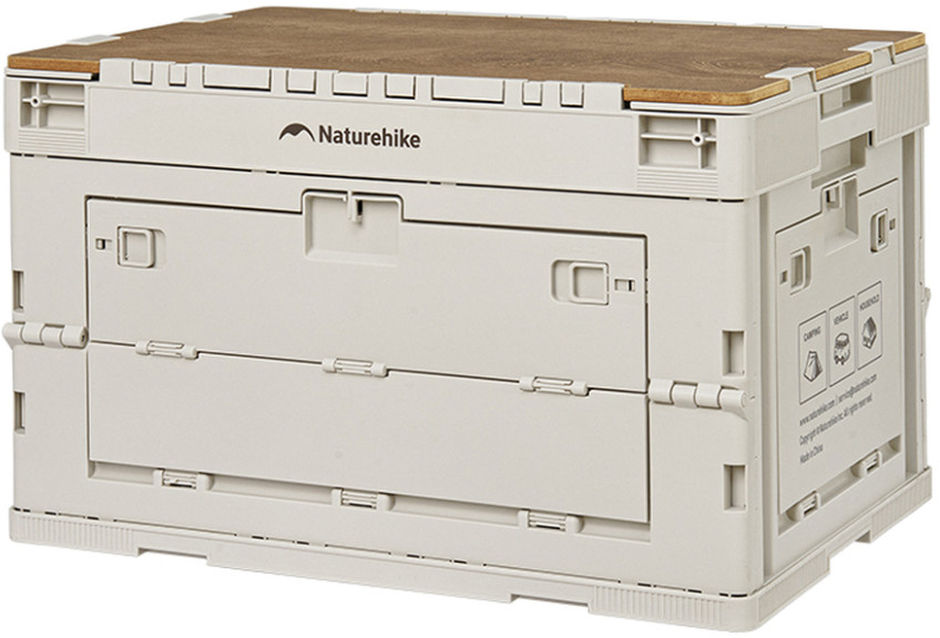 Контейнер складаний Naturehike CNK2450XB020, 52 л, бежево-сірий фото 
