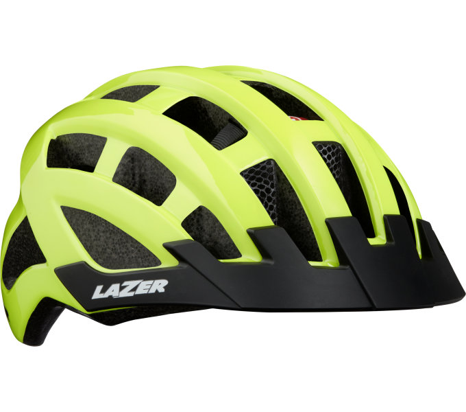 Шлем LAZER Compact dxl, неоново-желтый, размер 54-61см
