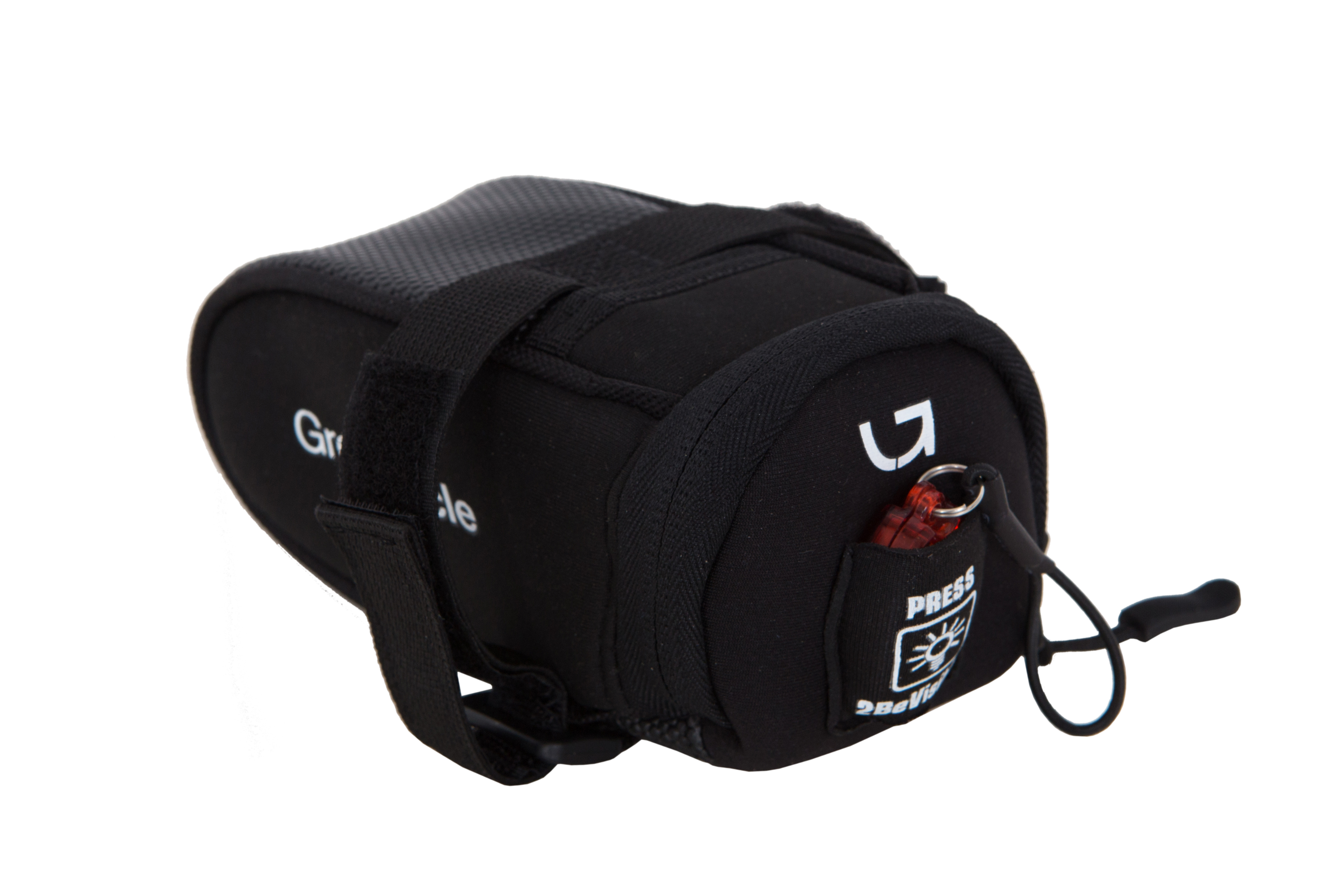 Сумка подседельная Green Cycle Saddle bag S Black фото 2