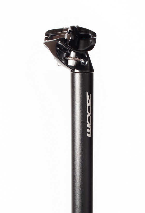 Подседельная труба ZOOM SP-C217/ISO-M, 25,4х350мм, алюминий литой, SAND BLASTED AN BK фото 