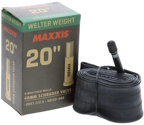 Камера 20x1.5/2.5 Maxxis WELTER WEIGHT, AV 48 мм фото 