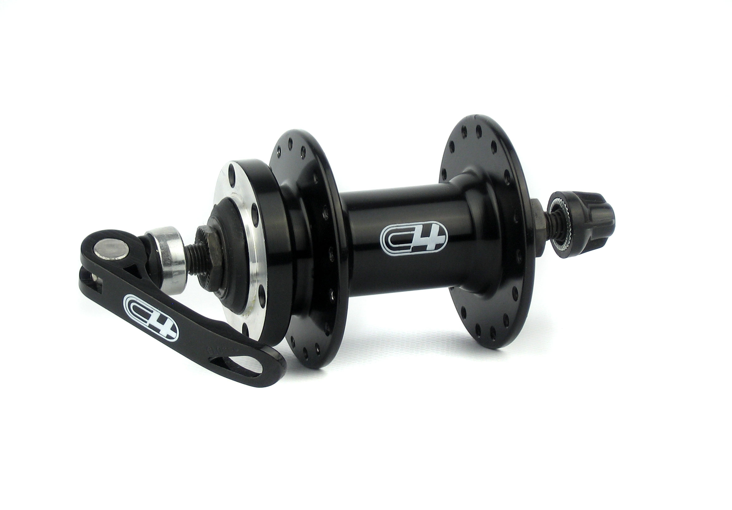 Втулка пров. Cannondale C4 KT-MD7F, 32н, QR, чорна з лого С4 фото 