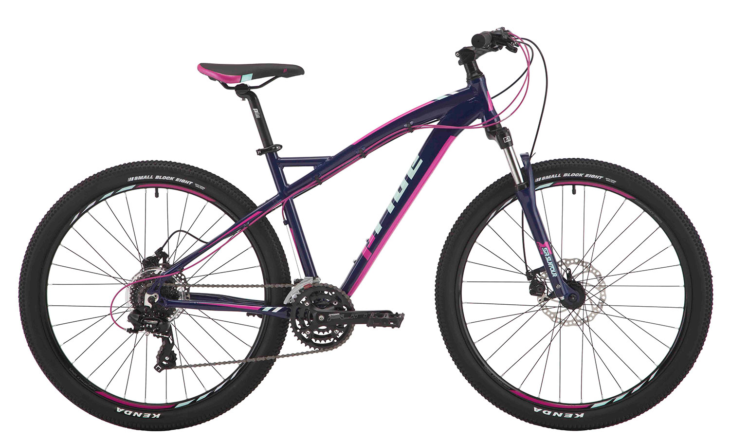 Велосипед 27,5" Pride ROXY 7.2 рама - 18" тёмно-синий/малиновый/мятный 2017 фото 