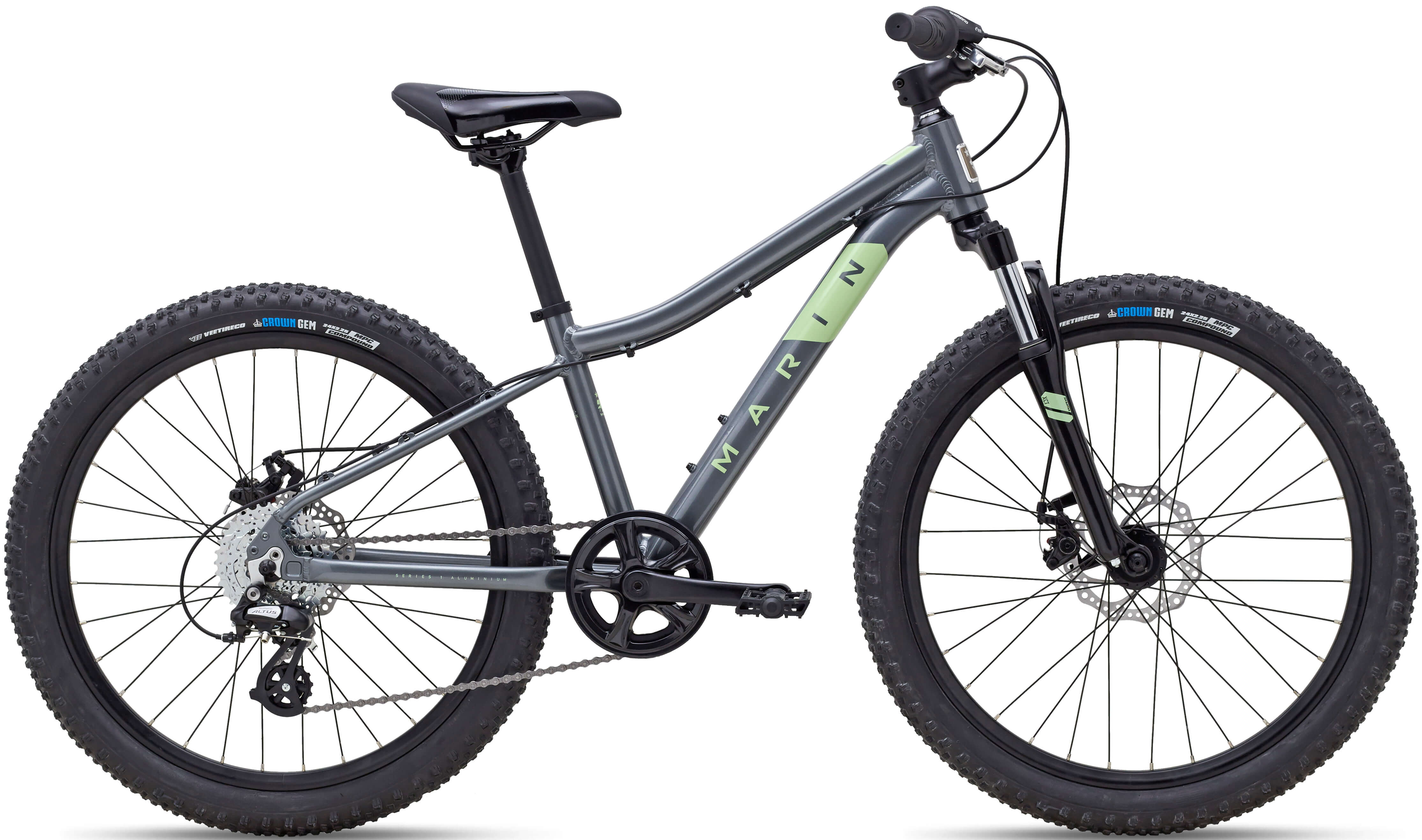 Велосипед 24" Marin BAYVIEW TRAIL рама - 13" GREY MINT A5 фото 