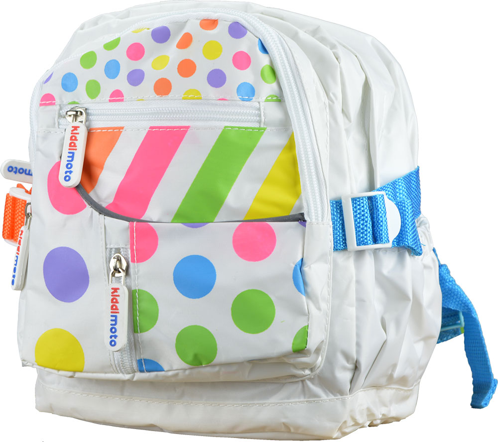 Рюкзак детский KiddiMoto цветной горошек, маленький, 2 - 5 лет фото 