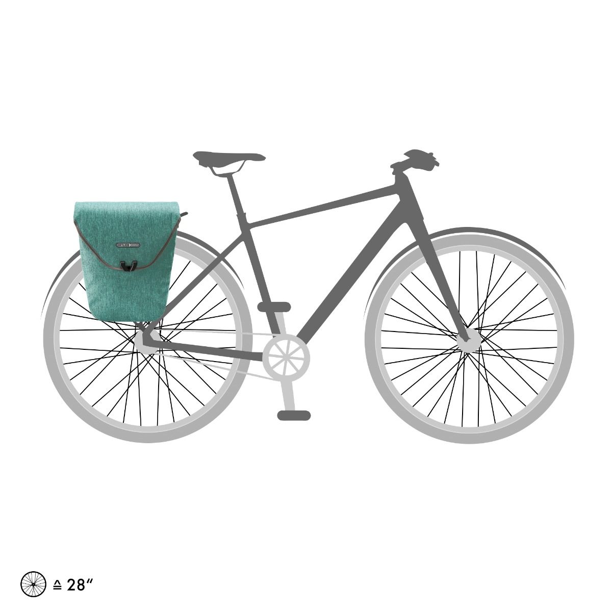 Гермосумка велосипедна Ortlieb Velo-Shopper QL2 cascade 18,5 л фото 5