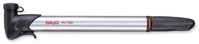 Мининасос GIYO GP-07 с блокируемой складной Т-ручкой, под два типа клапана AV+FV, алюминиевый бронзовый фото 