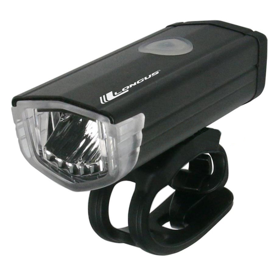 Світло переднє Longus 3W LED 3 ф-ції USB, 200lm фото 