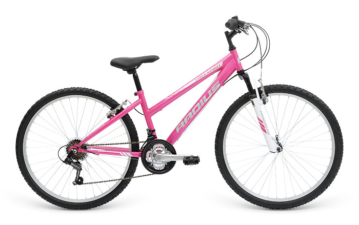 Велосипед 26" Radius Freespirit рама - 15" Gloss Pink / Gloss White / Gloss Silver фото 