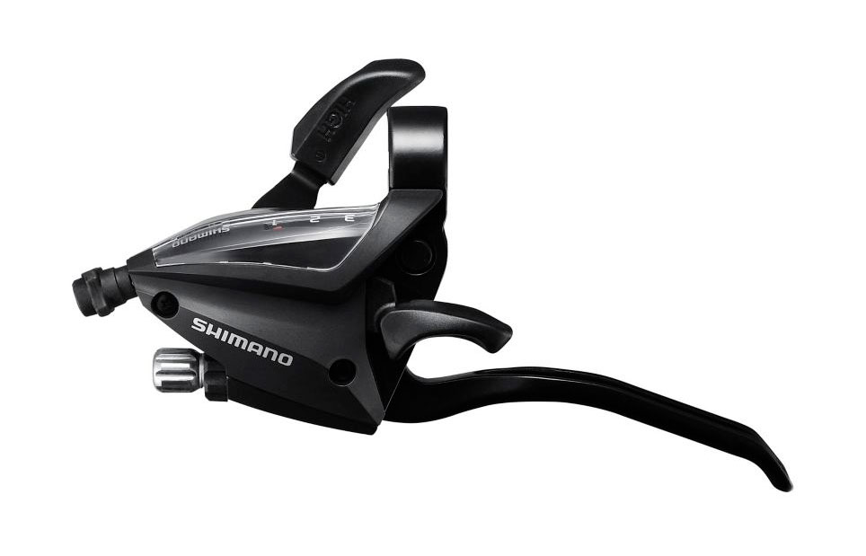 Моноблок лів. Shimano ST-EF500, 3-шв, чорний фото 