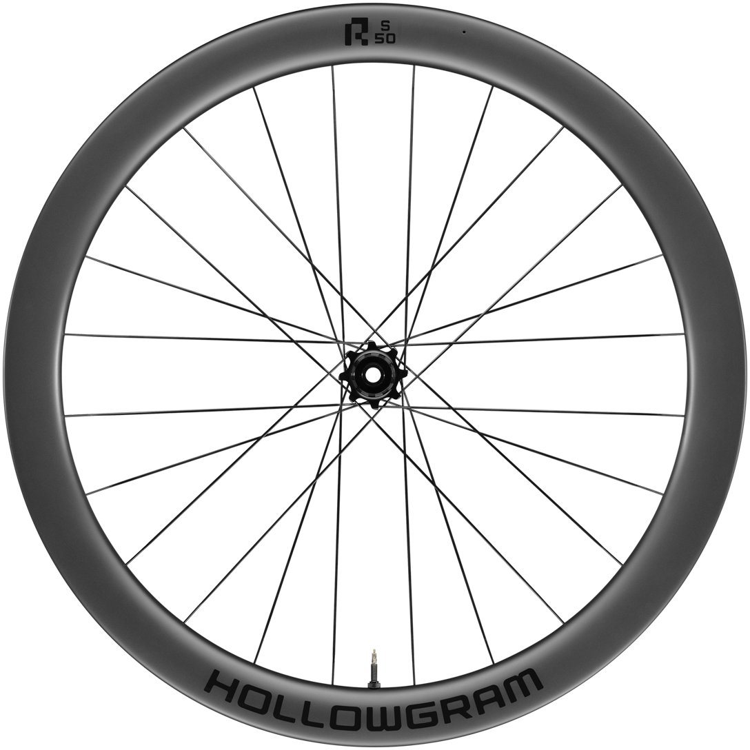 Колесо задн. 700C Cannondale Road HollowGram R-S 50,  карбоновый обод, втулка 142x12mm, Shi, CenterLock фото 1