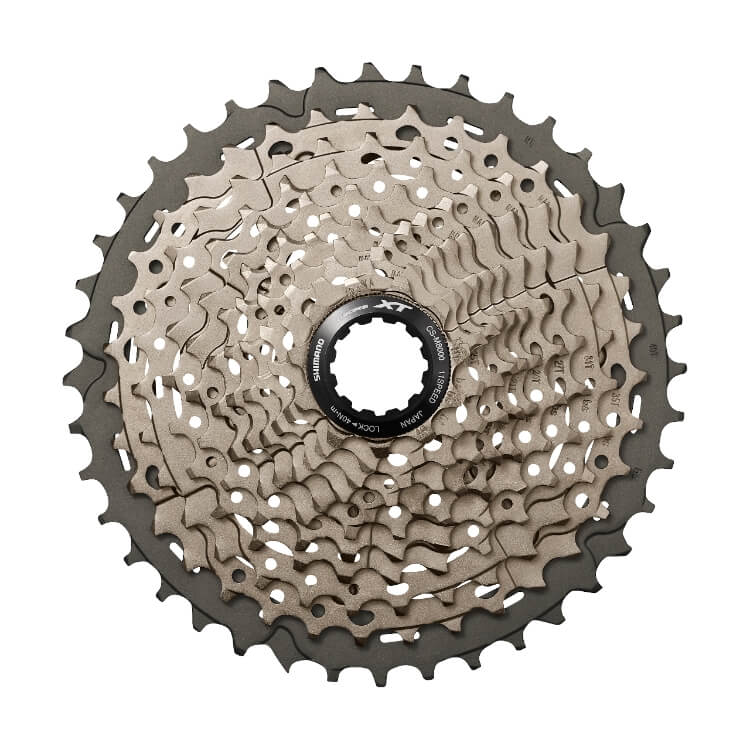 Кассета Shimano CS-M8000 DEORE XT, 11-ск., 11-42, серебр. фото 