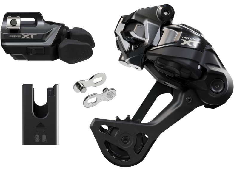 Комплект Shimano M8250 Di2 DEORE XT Upgrade Kit (перемикач, шифтер I-Spec EV, акумулятор, зарядка) фото 