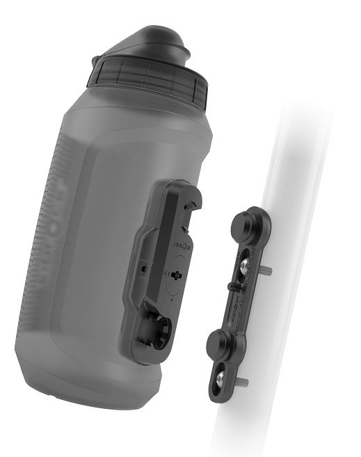 Фляга 0,75 Fidlock TWIST BOTTLE 750 COMPACT + BIKE BASE, прозорий/чорний фото 