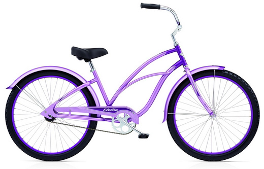 Велосипед 26" Electra Cruiser Custom 3i Ladies' Lavender/Purple фото 