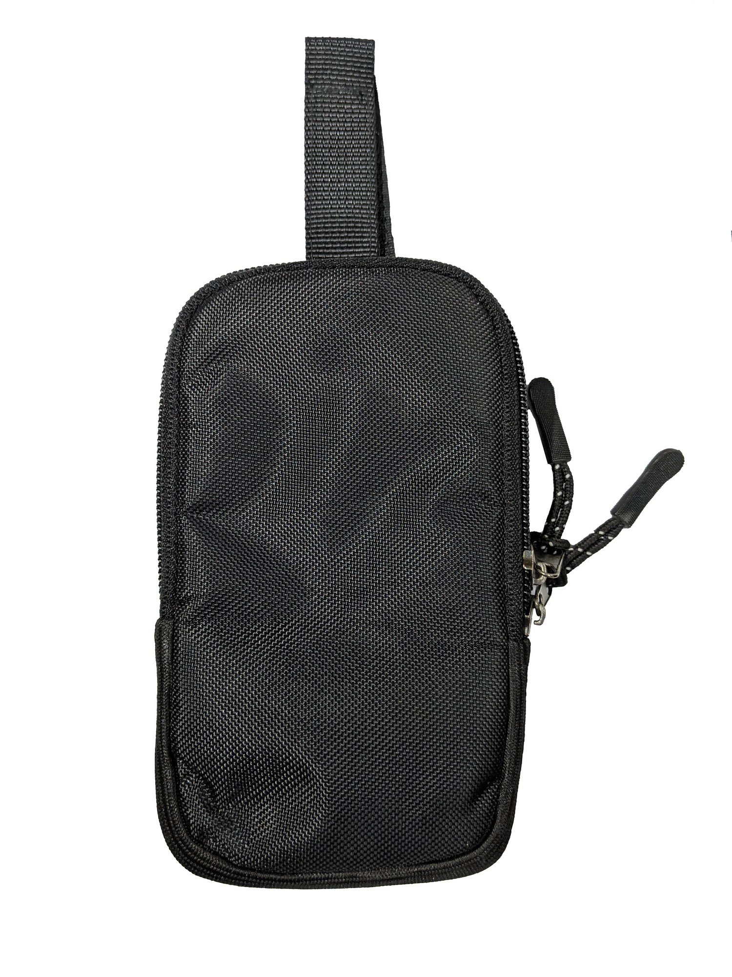 Сумка для телефона на рюкзак, черная М фото 