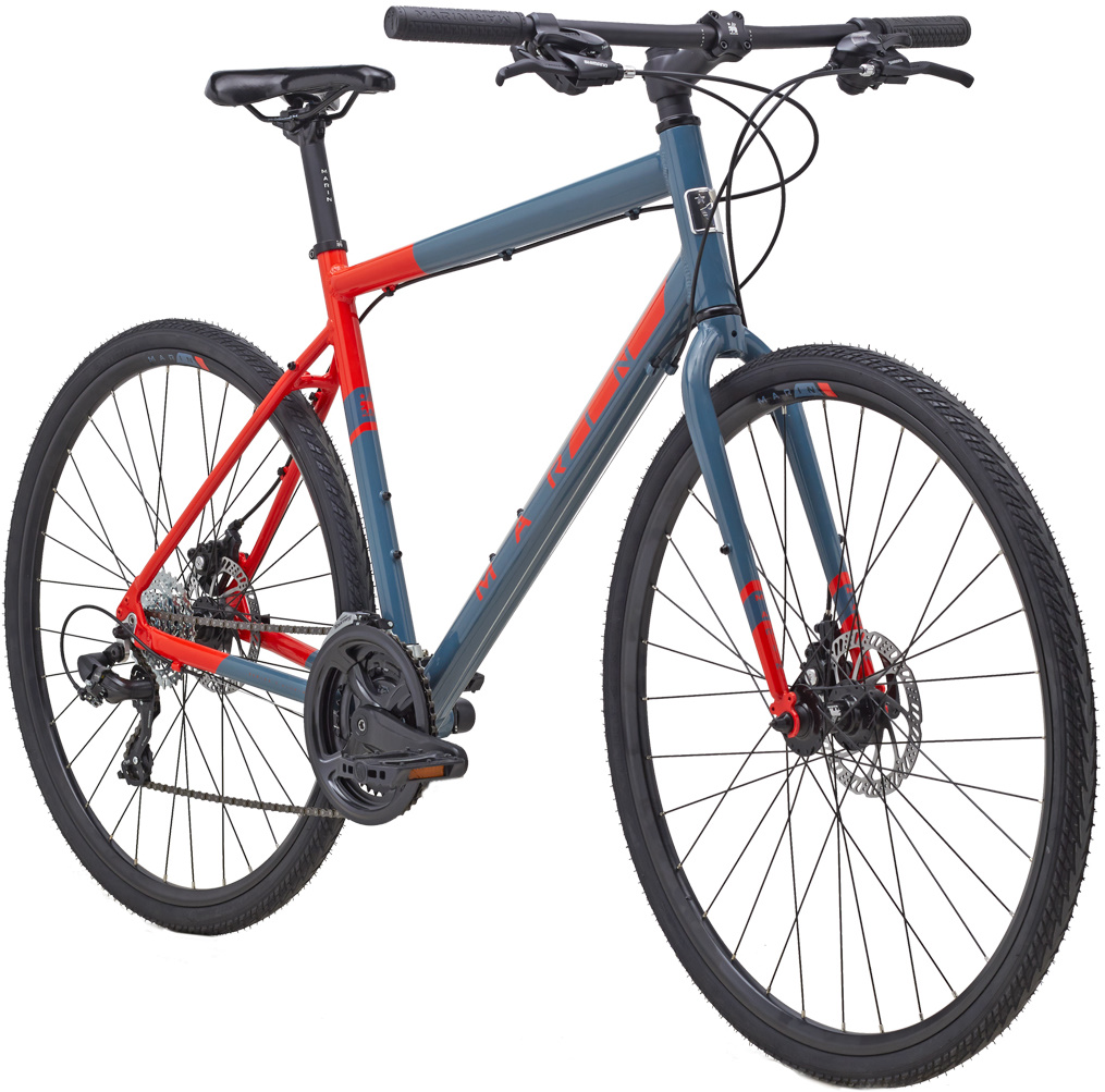 Велосипед 28" Marin FAIRFAX 1 рама - L Gloss Grey/Roarange A1 фото 2