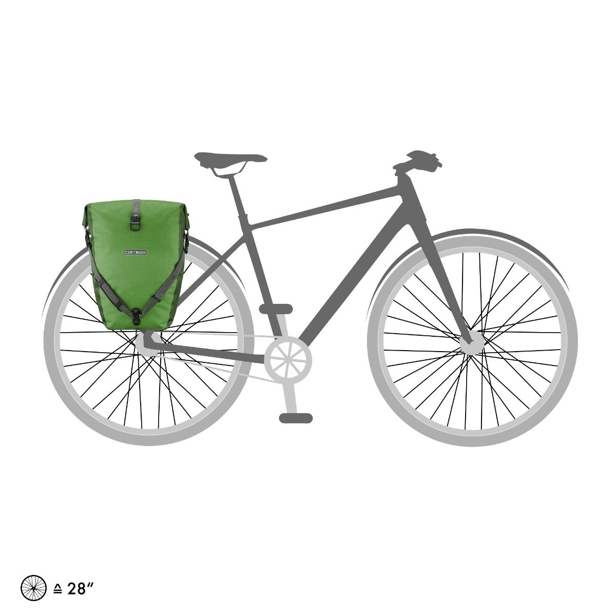 Гермосумка велосипедна Ortlieb Back-Roller Plus kiwi-moss green, 20 л фото 5