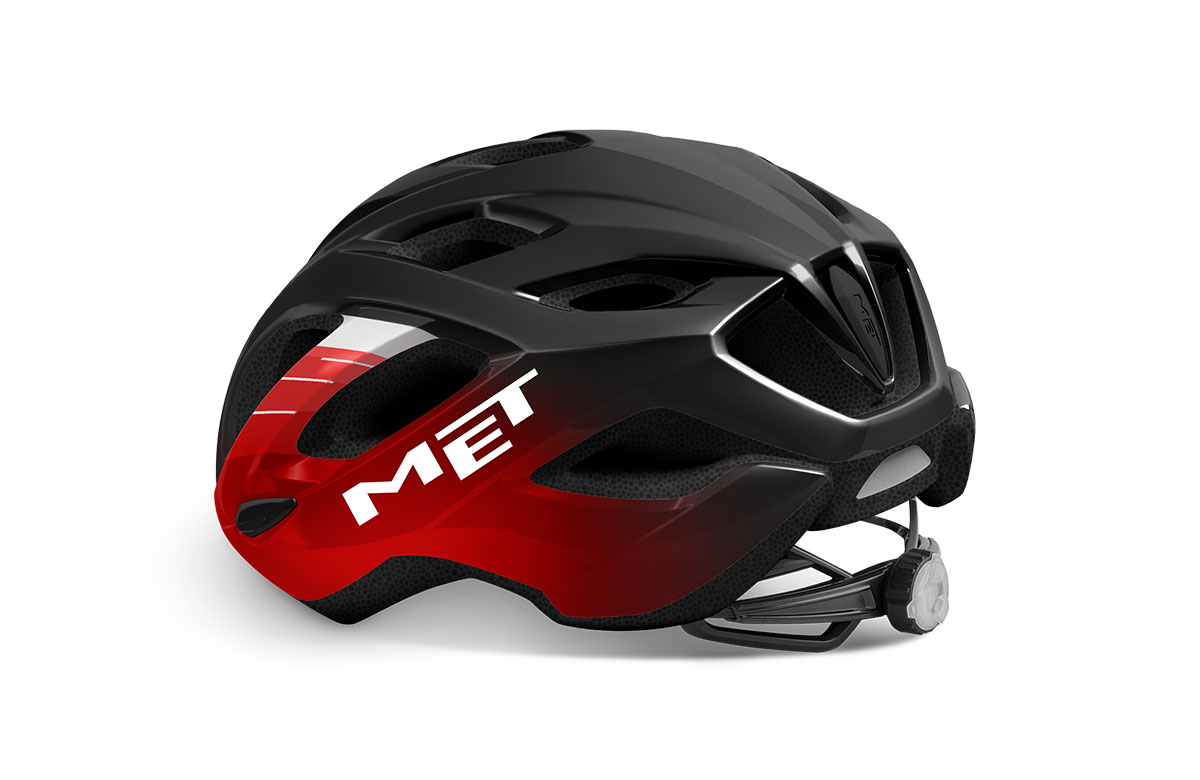 Шлем Met IDOLO CE размер M (52-59), black red metallic/glossy, черно-красный металлик глянцевый фото 3