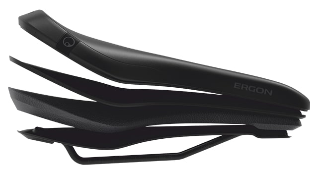 Седло Ergon SM E-Mountain Core Prime Men S/M, 147 мм, черное фото 8