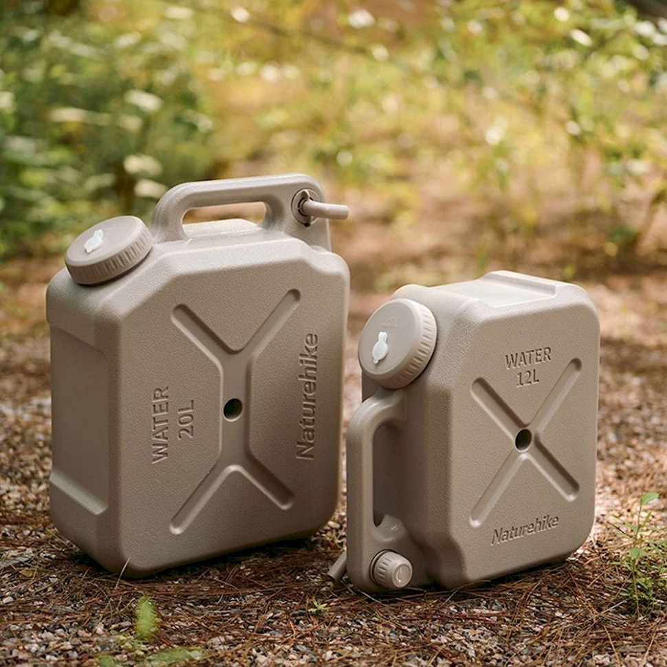 Каністра для води Naturehike CNH22CJ018, 20 л, коричнева фото 2
