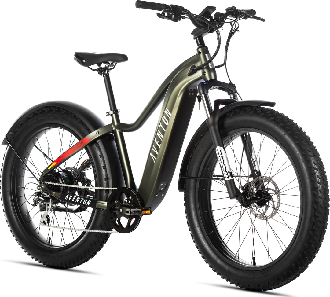Электровелосипед 26" Aventon Aventure 750 рама - M Camouflage Green A3 фото 2