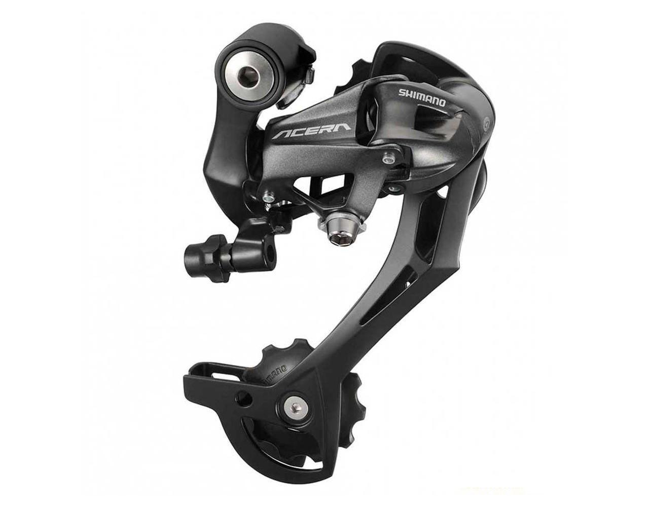 Перемикач задн. Shimano RD-M390-L ACERA SGS довга лапка, 9ск. black фото 