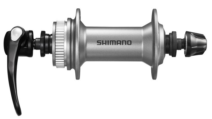 Втулка пер. Shimano HB-M4050, 32H, CENTER LOCK, сіра фото 