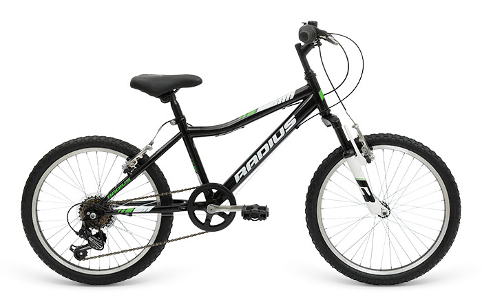Велосипед 20" Radius Toughrunner рама - 12" Gloss Black/Gloss White/Gloss Green фото 