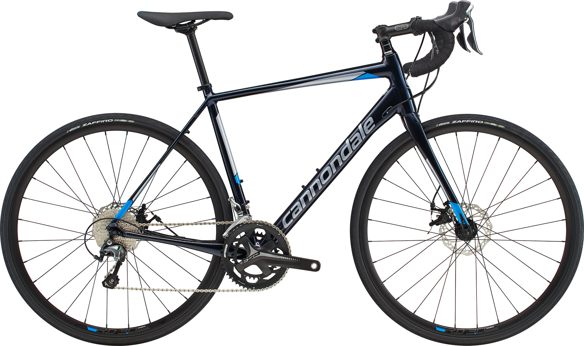 Велосипед 28" Cannondale SYNAPSE Disc Tiagra рама - 54см 2019 MDN чорний з синім фото 