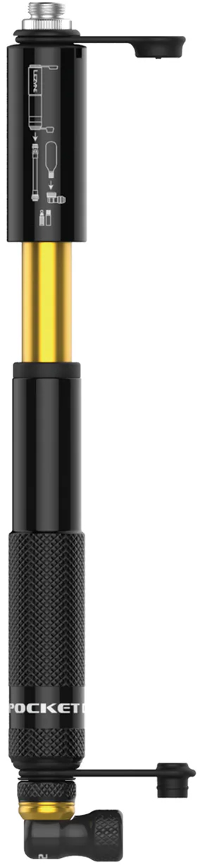 Мининасос Lezyne POCKET DRIVE CO2, 160psi, черный фото 3