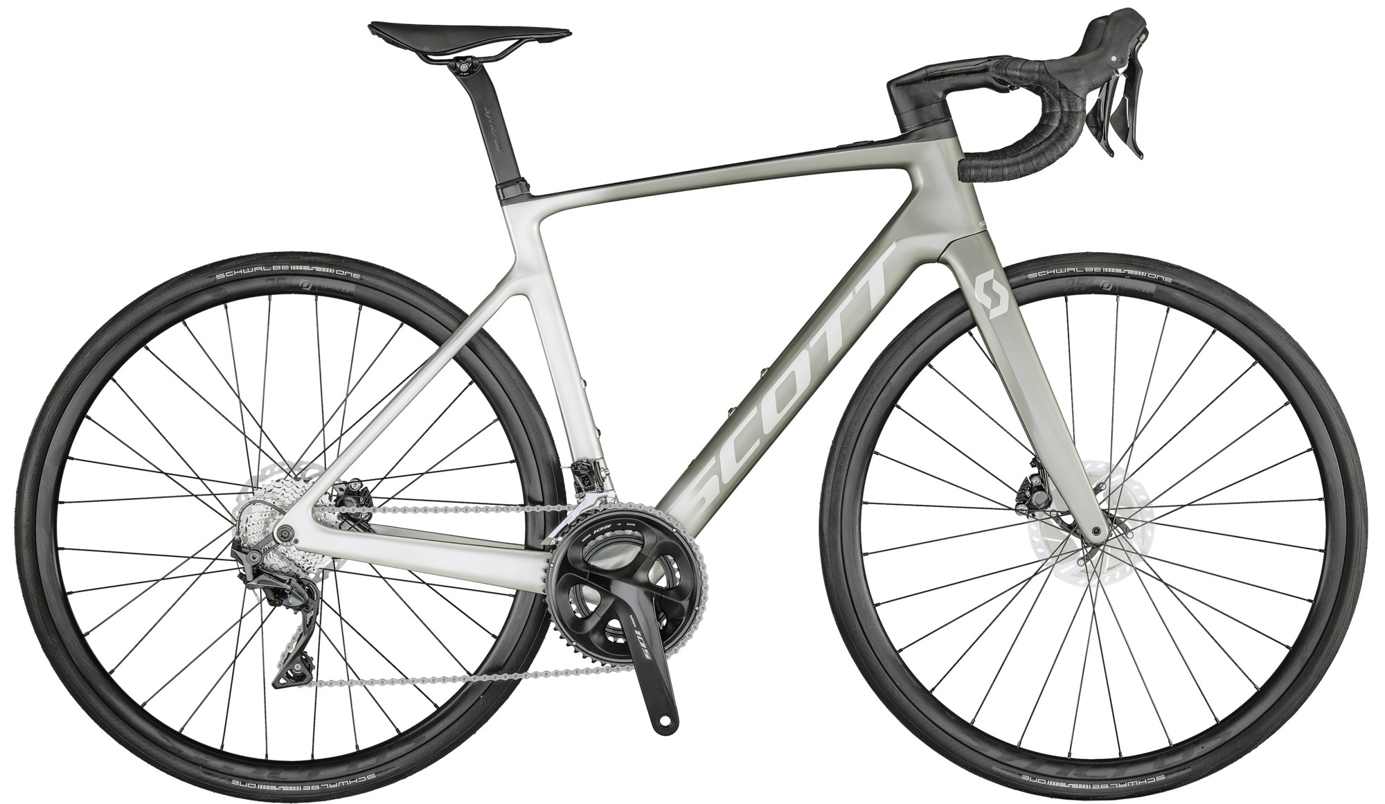 Электровелосипед 28" SCOTT Addict eRIDE 20 рама - L 2021 White-Gray фото 