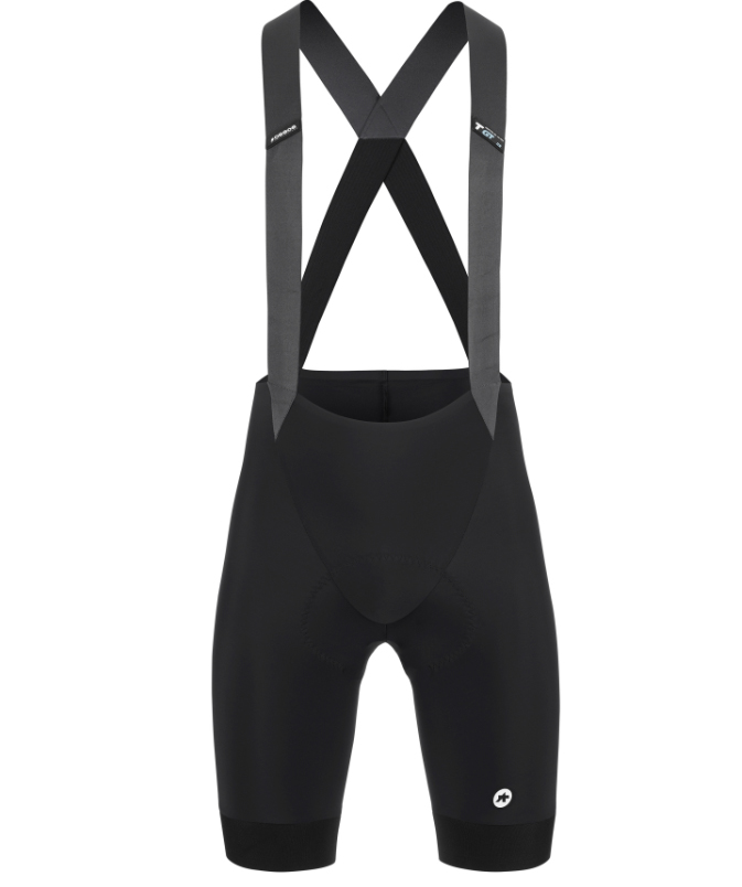 Велотрусы ASSOS Mille GT Bib Shorts C2 Black Series, на лямках, мужские, черные, XL фото 