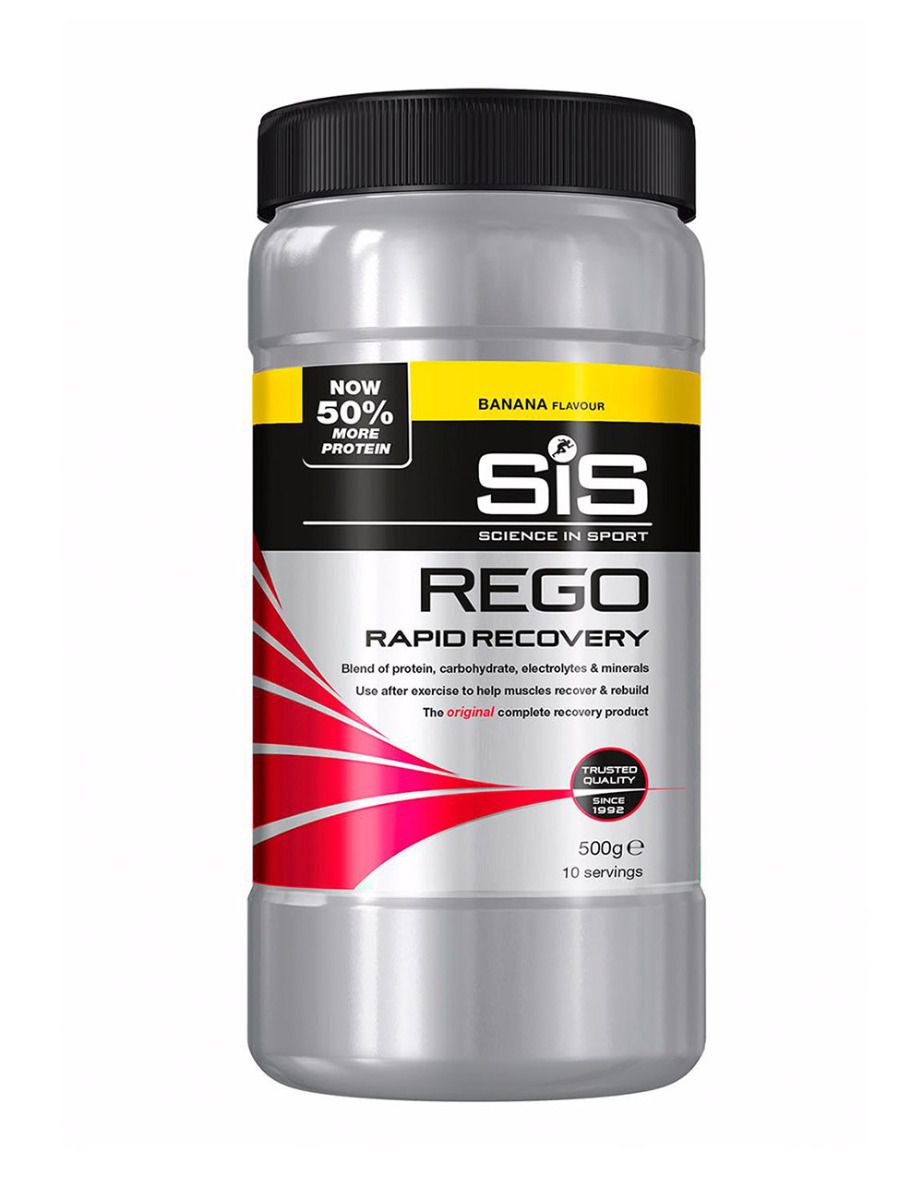 Энергетик восстановительный углеводно-белковый SiS REGO Rapid Recovery, Банан, 500г фото 